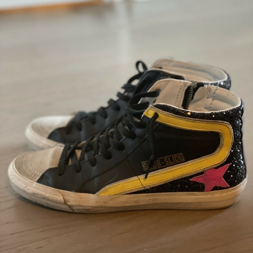 Golden Goose Women’s Black Slide Sneakers 40